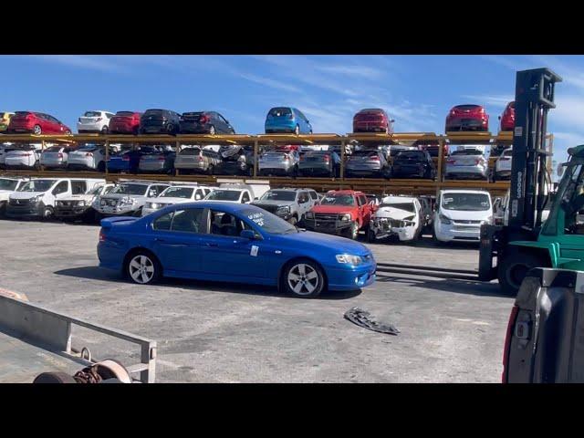 Buying a Car From Pickles Salvage Auctions. Another 06 BF XR6 MK1 Shockwave Blue