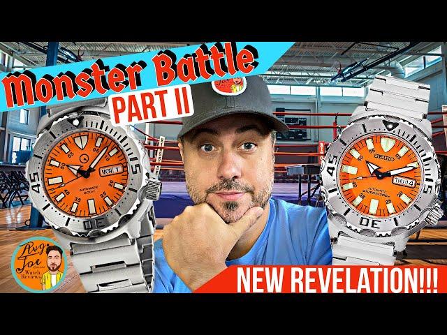 Orange Islander Monster vs. Seiko Monster - I Never Knew This!