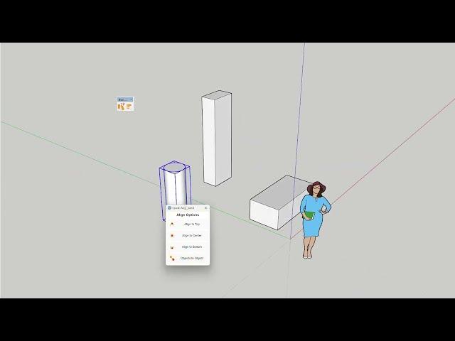 Boc Studio | SketchUp Plugins - Quick Align