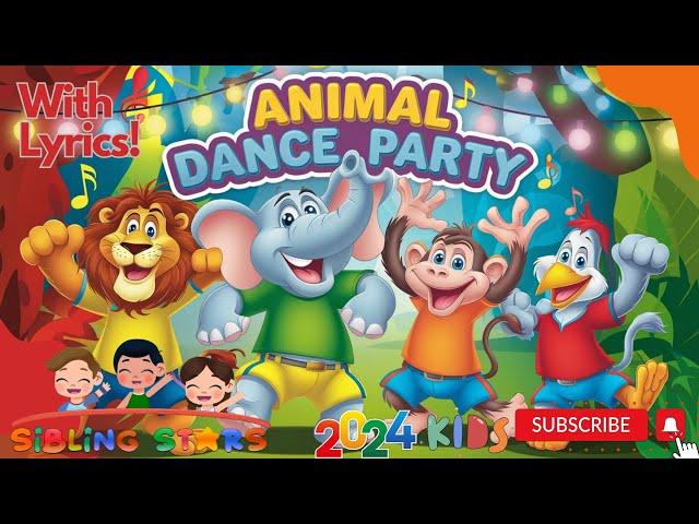 Animal Dance Party | Fun Nursery Rhymes Kids Song | Dance and Move with the Animal Crew! #youtube