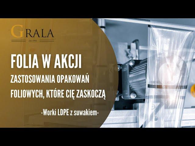 Folia w akcji: Zastosowania opakowań | Worki foliowe LDPE z suwakiem