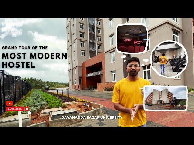 Grand Tour of the Most MODERN Hostel | Dayananda sagar university | #chinthanjyosh