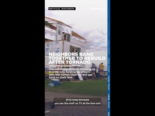 Community comes through in tornado-ravaged Wisconsin town