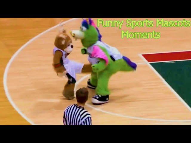 Funny Sports Mascots Moments