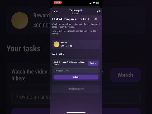 TapSwap Code | How To Get Free Products And Samples From Top Brands