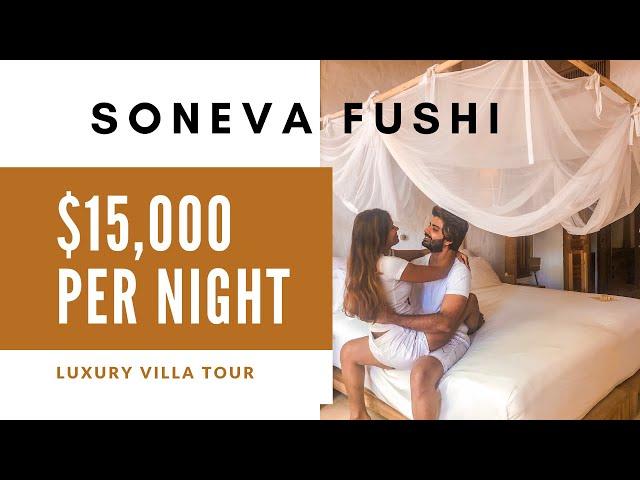 SONEVA FUSHI | 3 BEDROOM VILLA TOUR | $15000 A NIGHT | THE OFFBEAT  COUPLE