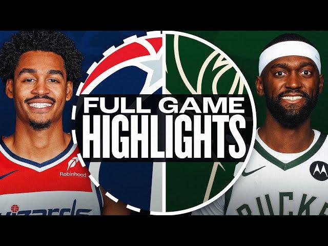 WIZARDS at BUCKS | FULL GAME HIGHLIGHTS | December 21, 2024