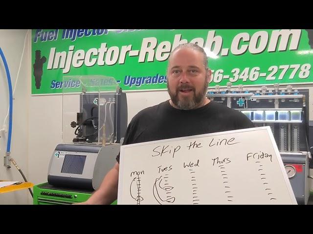 Explanation of Skip the Line Service from Injector-Rehab