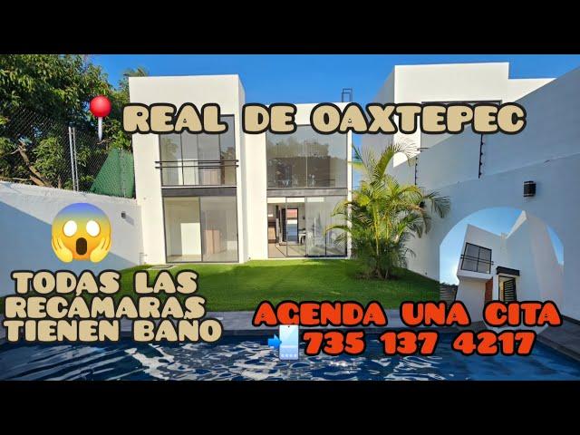 LA MAS COMPLETA DE REAL DE OAXTEPEC  CASA EN VENTA EN OAXTEPEC MORELOS ️