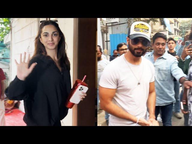 Shahid Kapoor & Kiara Advani Spotted At Bandra