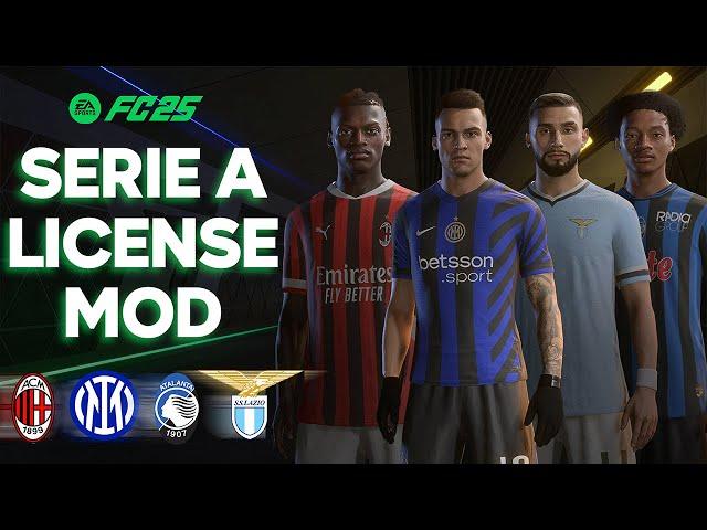 Serie A Licensed Clubs Mod For FC 25 ( Milan, Inter, Atalanta, Lazio ) TU#3 *Free*