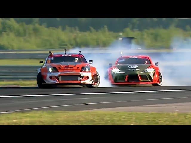 OMT Попов Владислав vs Шиков Никита проезд ТОП - 32 RDS GP Nring 2 этап #rds #drift #nring