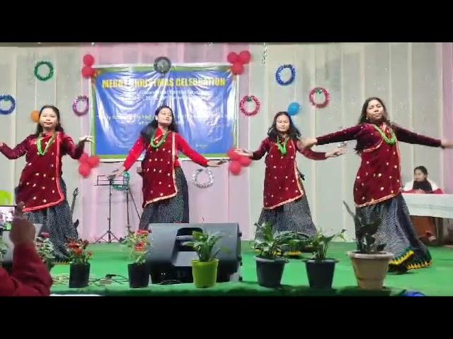 Nepali group dance #udalguri #christmascelebration