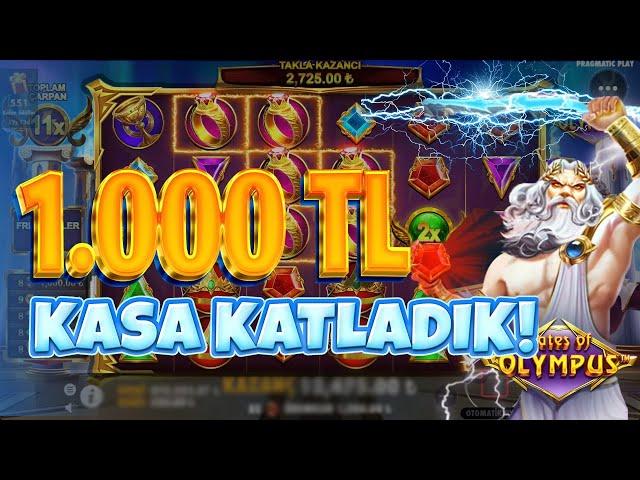 Gates Of Olympus 1000 Küçük Kasa  40 Liradan Döndük | Küçük Kasa Slot Kazançları