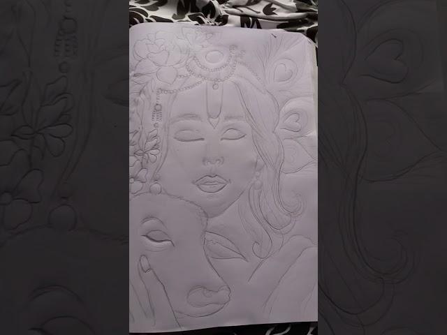 Kanha ...#kanha #krishna #drawing #art #artist #subhashree #gudia #love ..