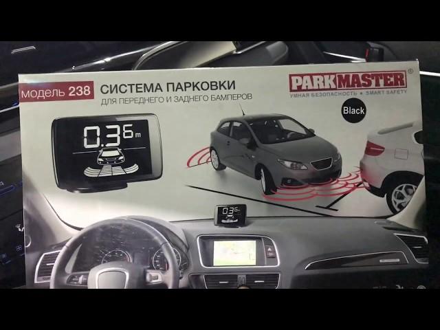 Toyota Camry установка парктроника Parkmaster на 8 датчиков в передний и задний бампер