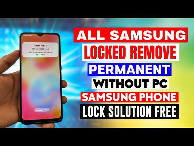 All Samsung Phone Locked MDM lock kG Lock Done Without pc 2023 | Phone Locked Remove Done Without pc