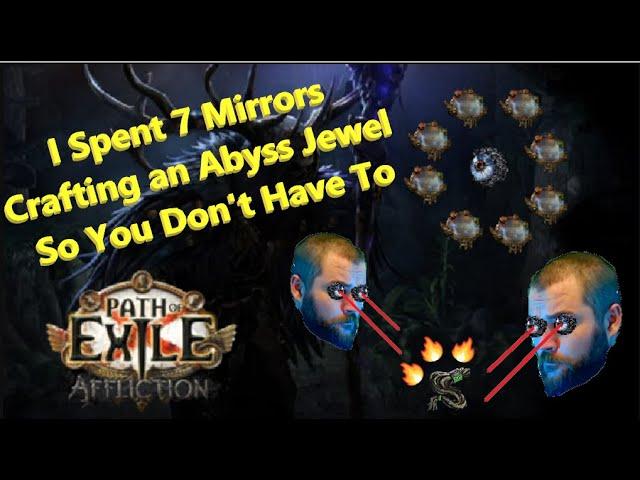 [PoE 3.23] I Spent 7 Mirrors Crafting an Abyss Jewel So You Don't Have To