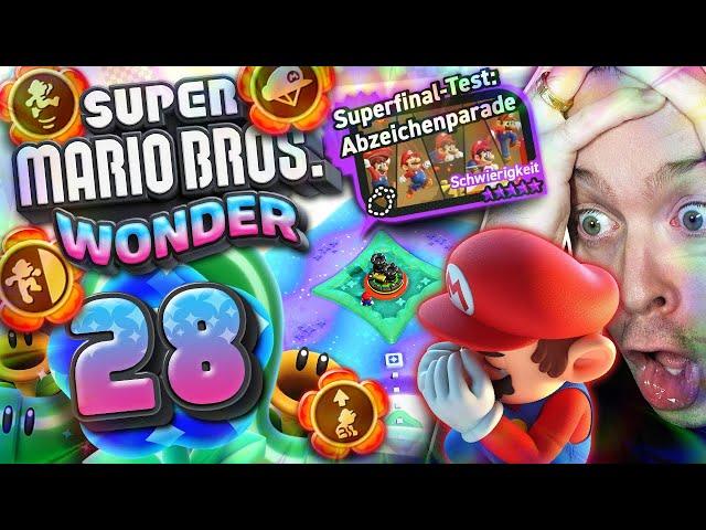 SUPER MARIO BROS. WONDER  #28: Superfinal-Test: Abzeichenparade