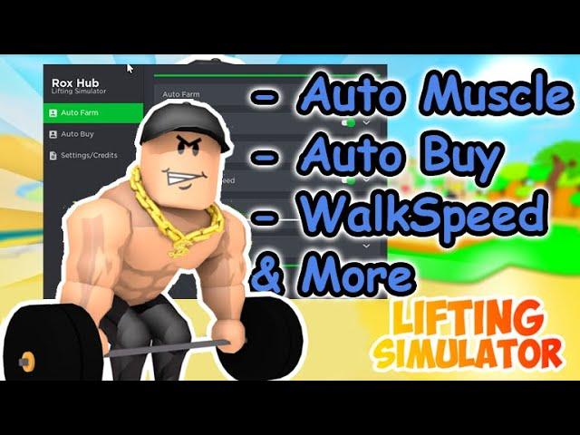 Roblox Lifting Simulator Script - AUTO FARM GUI & MORE 2022