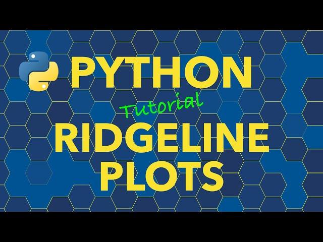 Python Ridgeline Plots with JoyPy