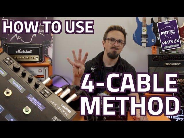 How To Use 4-Cable Method With A Multi Effects Pedal - Easy Explanation!