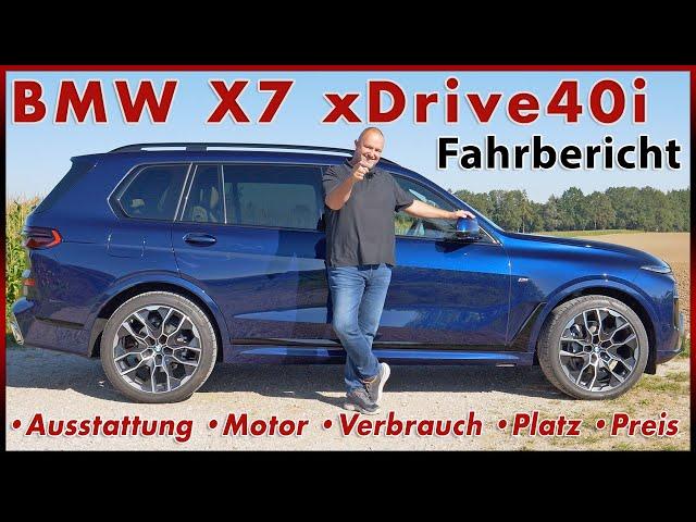 BMW X7 im Test - Das PLUS an Komfort & Platz oder einfach Groß? | Test Review Fahren Deutsch 2023