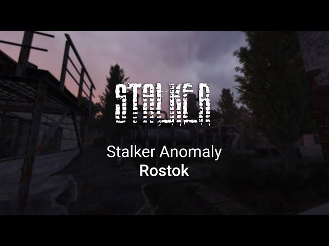 Stalker - Anomaly Ambience & Music -  Rostok - Wind sounds - Combat sounds  - Music - Crows