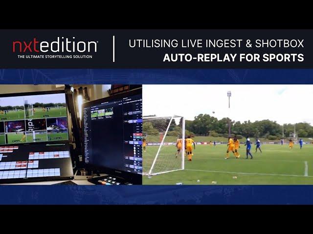 How can you create an 'Auto-Replay' during remote production of sport?