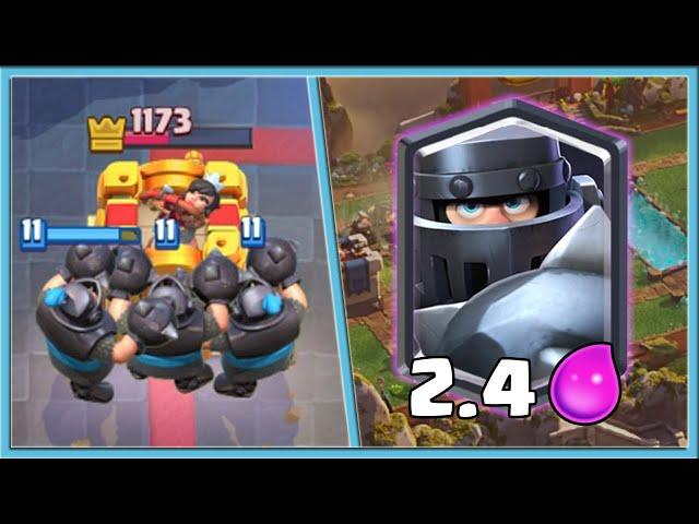  MEGA KNIGHT FOR 2.4 ELIXIR! FASTEST DECK WITH MEGA KNIGHT  / Clash Royale