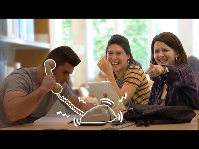  FUNNY RINGTONES in the LIBRARY 3 ️ [Hidden Camera]