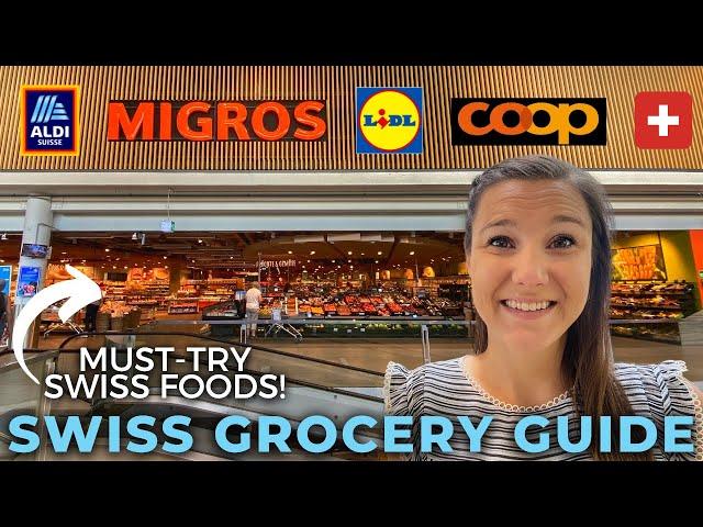 Switzerland Grocery Store Guide | Coop & Migros Tour with Prices | Must-Try Swiss Foods & Drinks