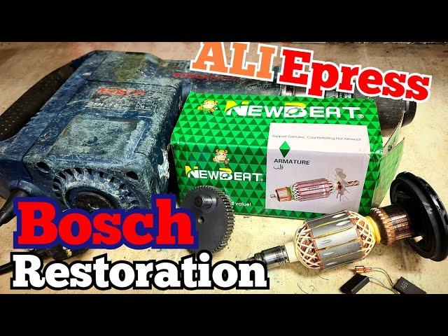 Repair a Bosch GSH 11 E Hammer with an after market motor from ALIExpress.