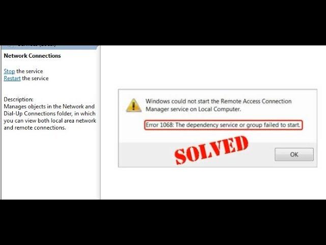 How to Fix Error 1068 on Windows [SOLVED]