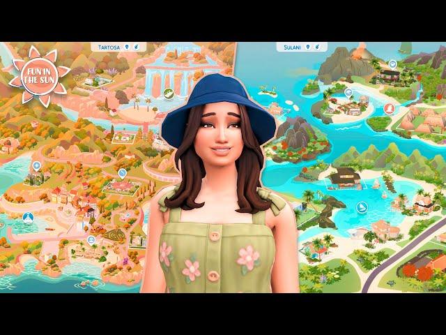 WE REMADE SULANI & TARTOSA  #FunInTheSunCollab Tour Overview | NO CC | The Sims 4