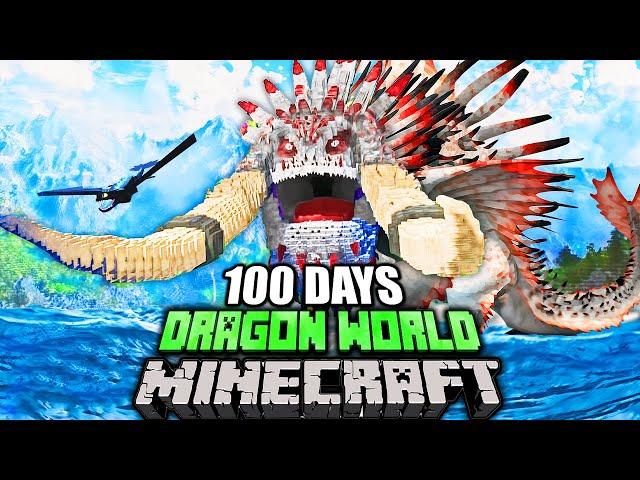 I Survived 100 Days in a MYSTICAL DRAGON WORLD in Minecraft [FULL MOVIE]