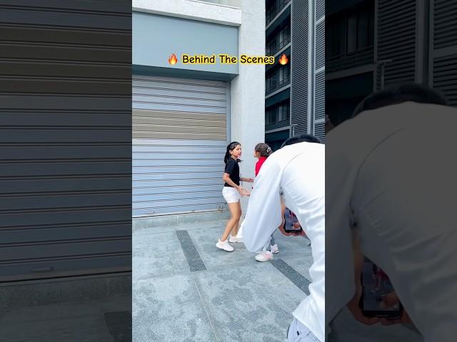 Behind The Scenes | #nandini091013 #youtubeshorts #acting #shorts