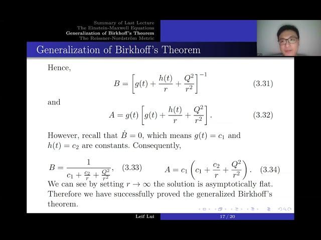 Black Hole Theory Lecture 7: Charged Black Holes and the Reissner-Nordström Solution