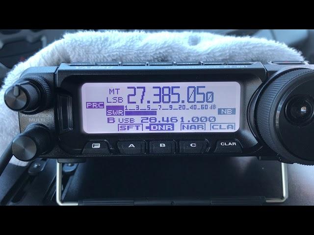 Yaesu FT-891 11 meter skip from Barbados