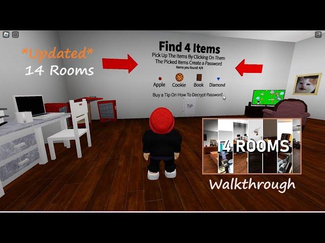 ROBLOX - Escape Room [NEW!] - Walkthrough (All 14 Rooms)