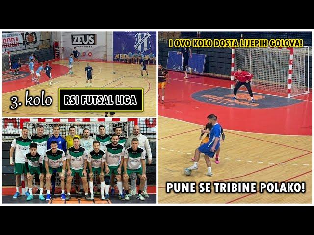 ODLIČNE UTAKMICE U NOVOM KOLU! SVE VIŠE GLEDALACA NA TRIBINAMA! | RSI FUTSAL LIGA 3. KOLO 