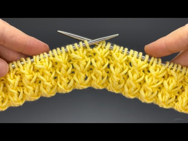 Instructions for knitting a new elastic band