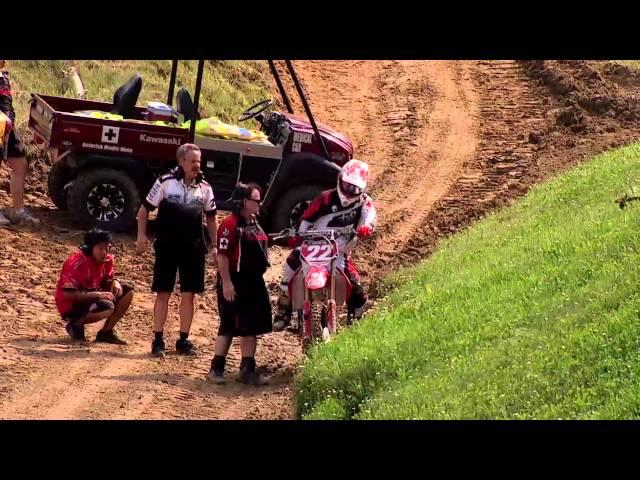 2011 Chad Reed Crash-Millville(Official Speed TV Feed)