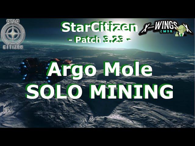 ARGO MOLE - Solo planetary mining - #StarCitizen