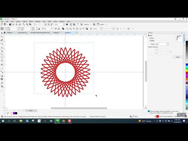 Corel Draw Tips & Tricks Interactive Fill Tool on THIS shape