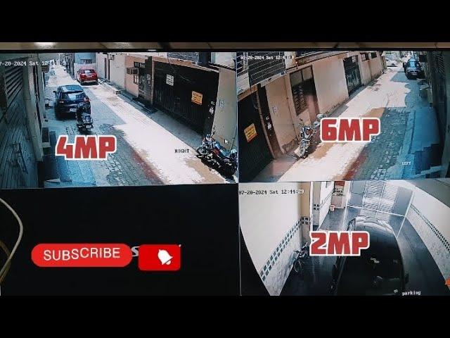 hikvision 6mp ip camera quality | hikvision 4mp vs 2 mp ip camera quality #tipprajapati4 #hikvision