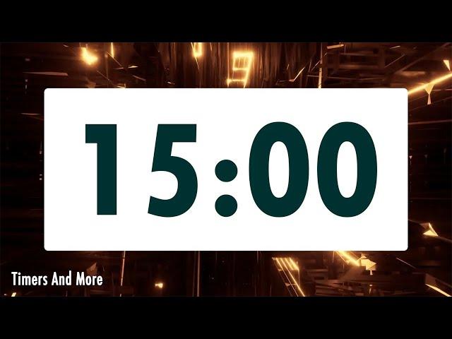 15 minute timer [ LOUD ALARM ]