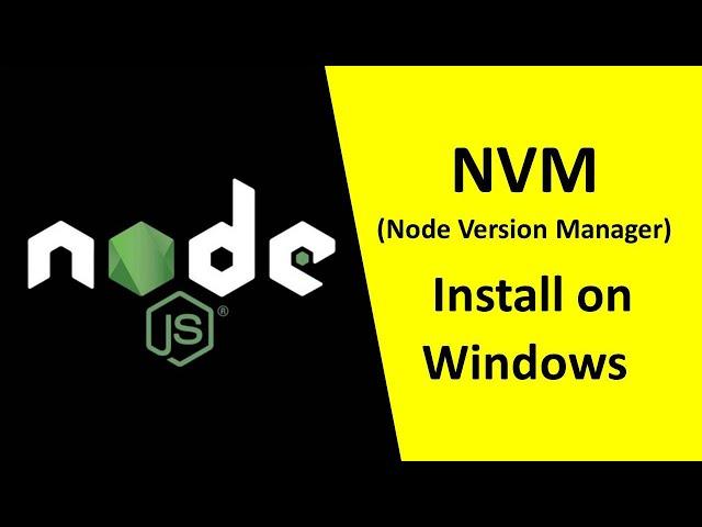 Install nvm on windows || and Uninstall