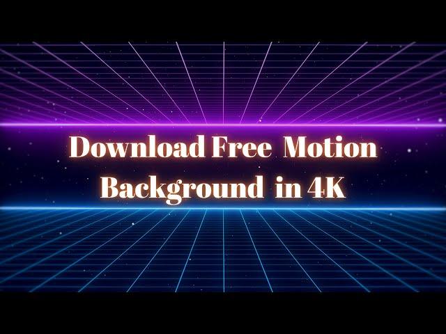 Free Motion Backgrounds for Video Editing | 4K Loop Animation | No Copyright - Day 1
