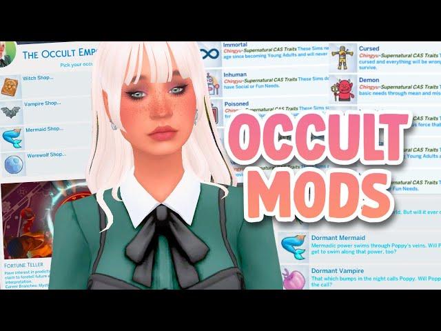 10+ MODS for OCCULT gameplay (with LINKS) | Sims 4 Mod Showcase